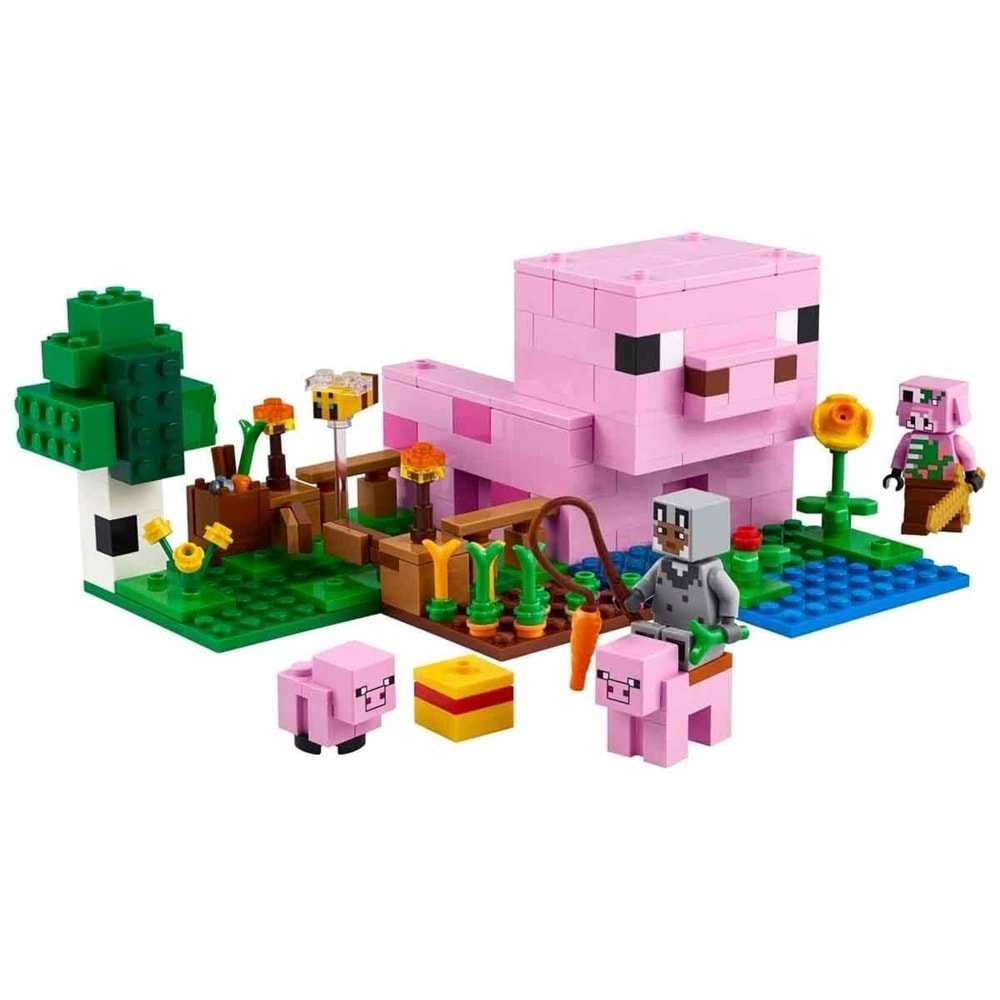 LEGO Minecraft Yavru Domuz Evi (21268, 6+ Yaş)