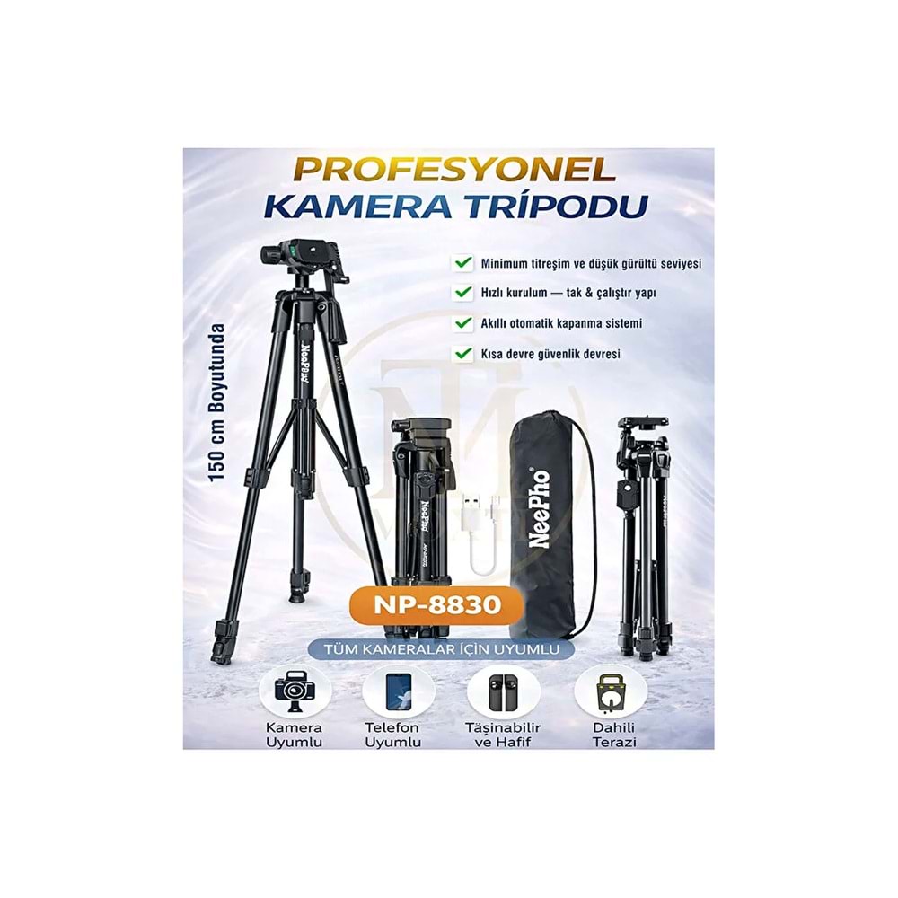 GLR Tech NP-8830 Tripod Selfie Çubuğu