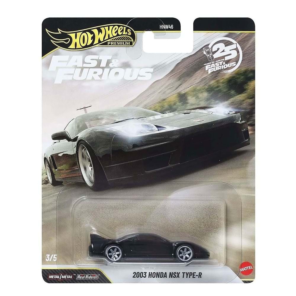 Hot Wheels Premium Fast & Furious 2003 Honda NSX Type R 1:64