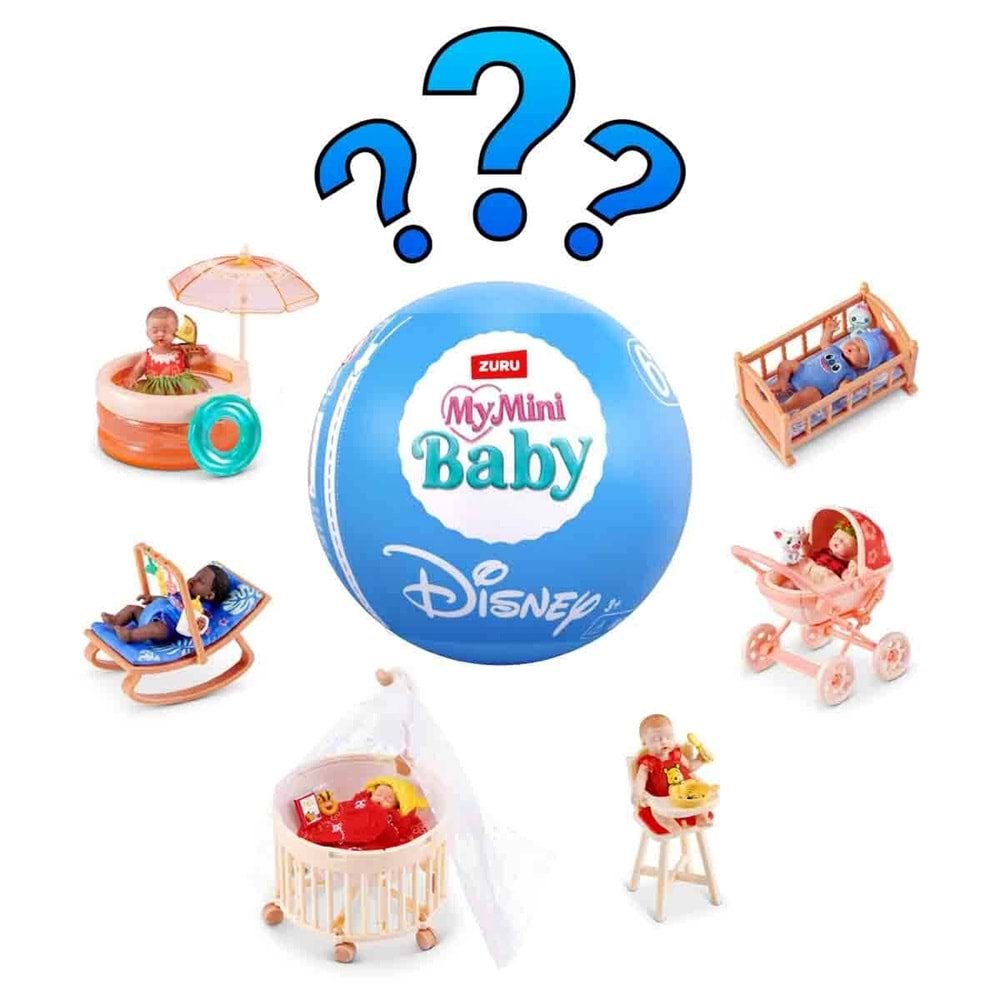 ZURU My Mini Baby Disney Stitch/Moana/Winnie Sürpriz Paket (MNB23000)