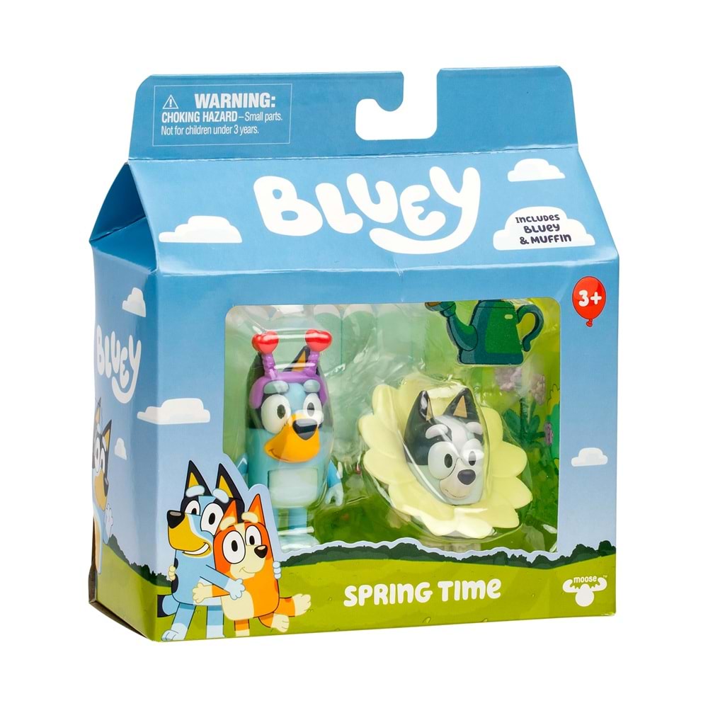 Moose Toys Bluey ve Muffin 2'li Oyuncak Figür Oyun Seti