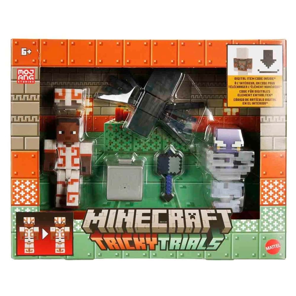 Mattel Minecraft Tricky Trials Figür Paketi (JKK15)