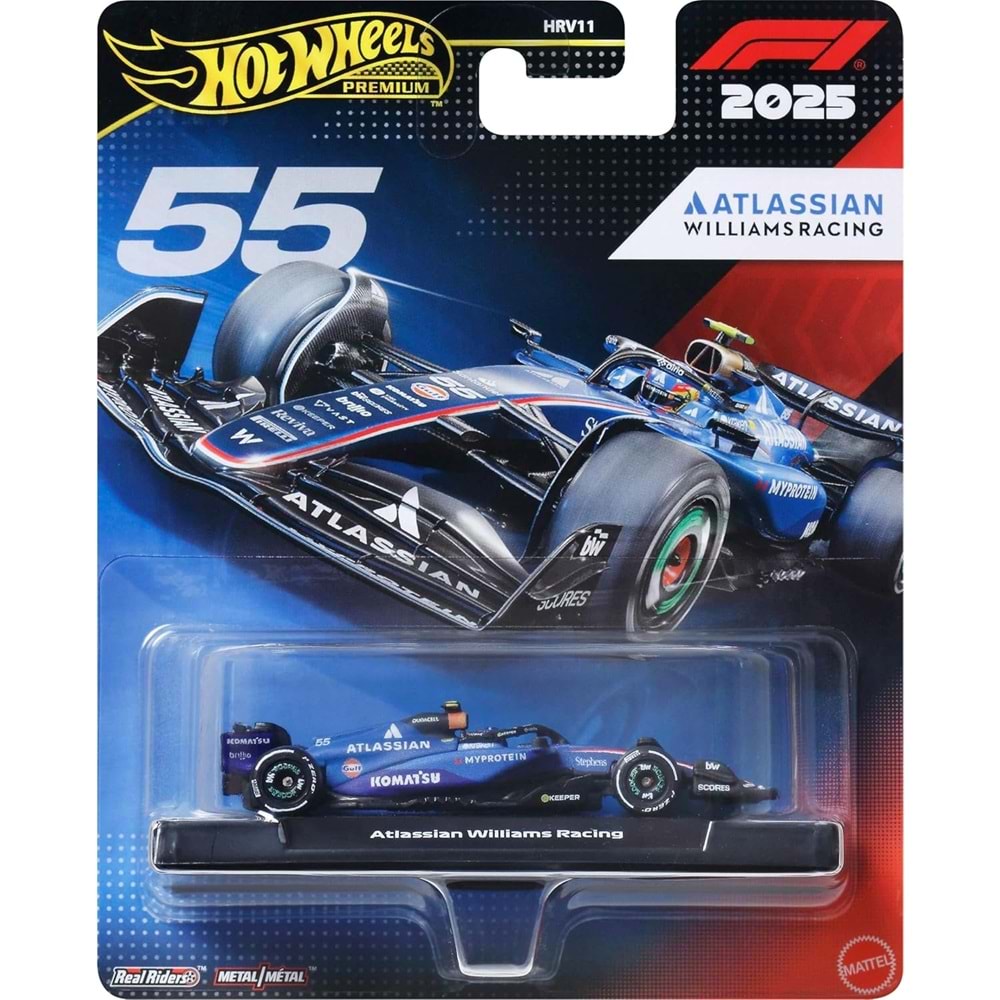 Hot Wheels F1 Williams Carlos Sainz 1:64 (JKD85)