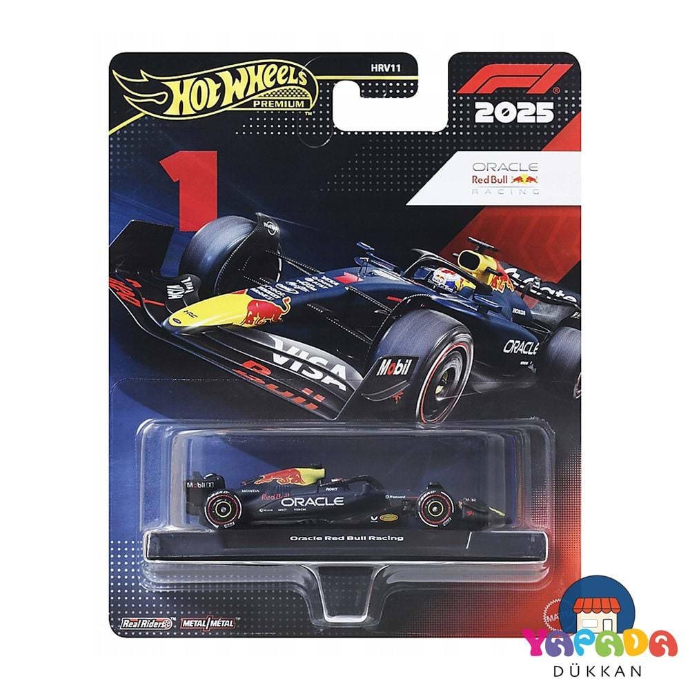 Hot Wheels Premium Formula 1 Oracle Red Bull Racing Max Verstappen #1 JKD83 1:64 Koleksiyon Model Araba