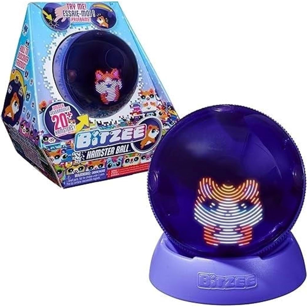 Bitzee İnteraktif Dijital Evcil Hamster (6072283, Basic Fun)