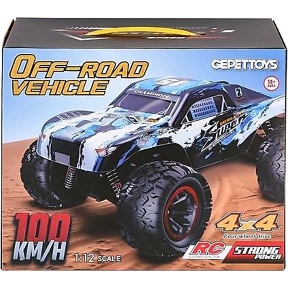 AJ22-20 Kumandalı 1:12 4x4 Off-Road Araba (70 km/h)