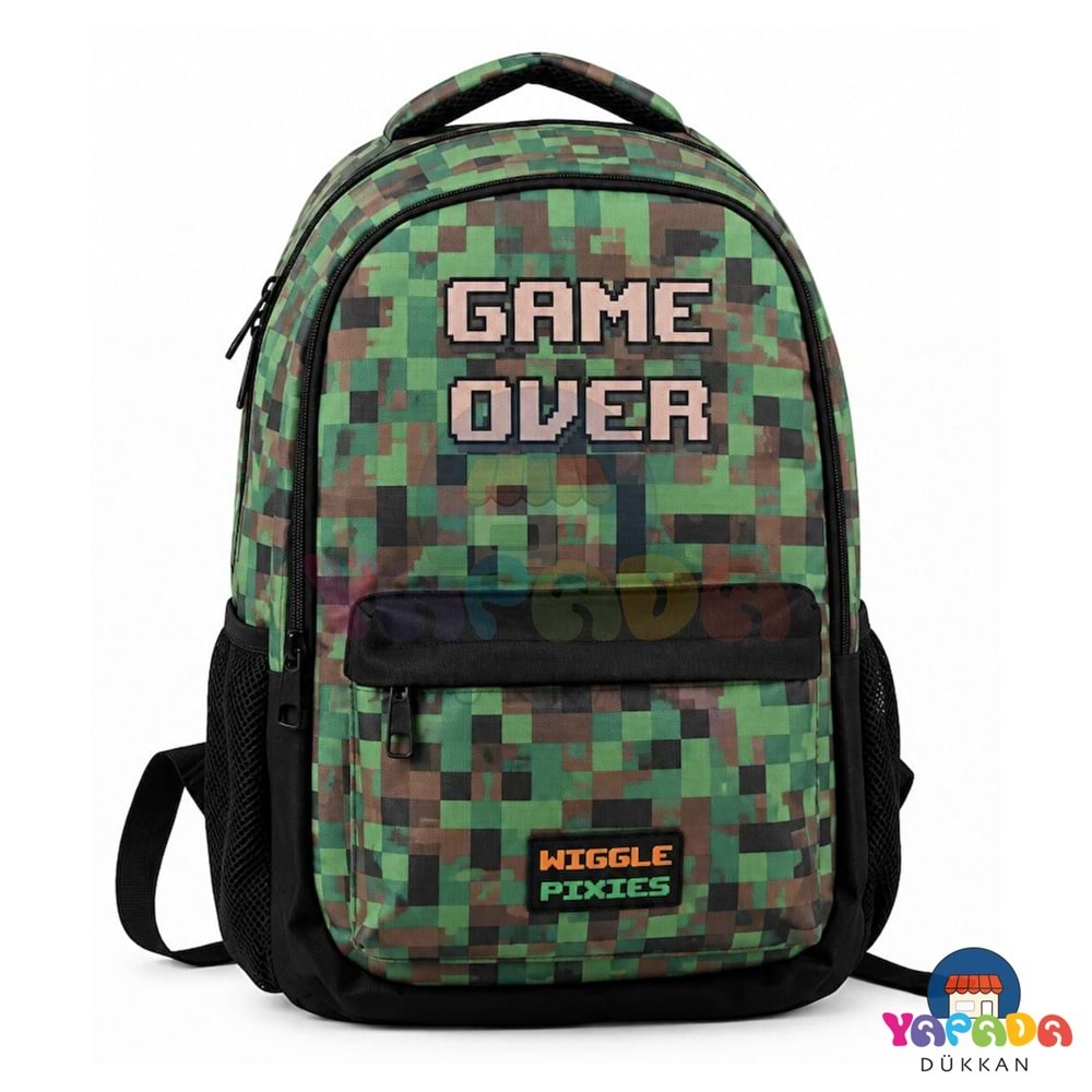 Wiggle MineCraft 3775 Yeşil Okul Sırt Çantası