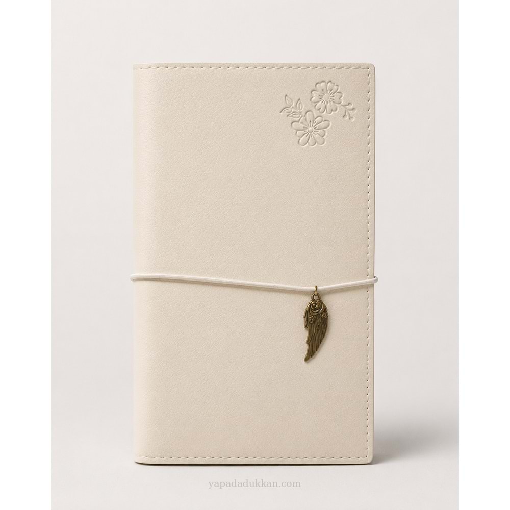Victoria’s Journals Muse Vegan Deri A5 Organizer Defter 120 gr 96 Yaprak - Haki Yeşil