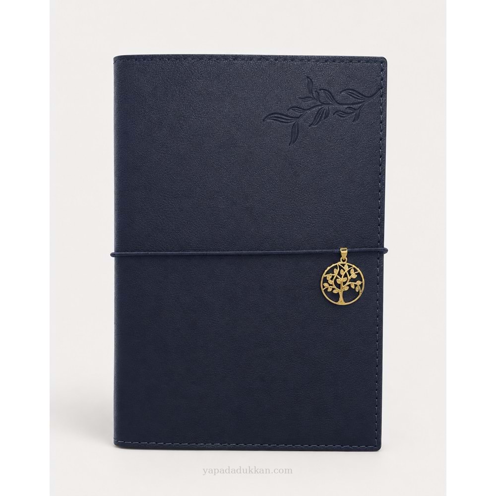 Victoria’s Journals Muse Vegan Deri A5 Organizer Defter 120 gr 96 Yaprak - Kahverengi Taba