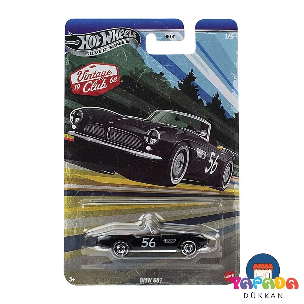 Hot Wheels Silver Series Vintage Club BMW 507 JKY26 HRT81 #1/5 1:64 Koleksiyon Model Araba