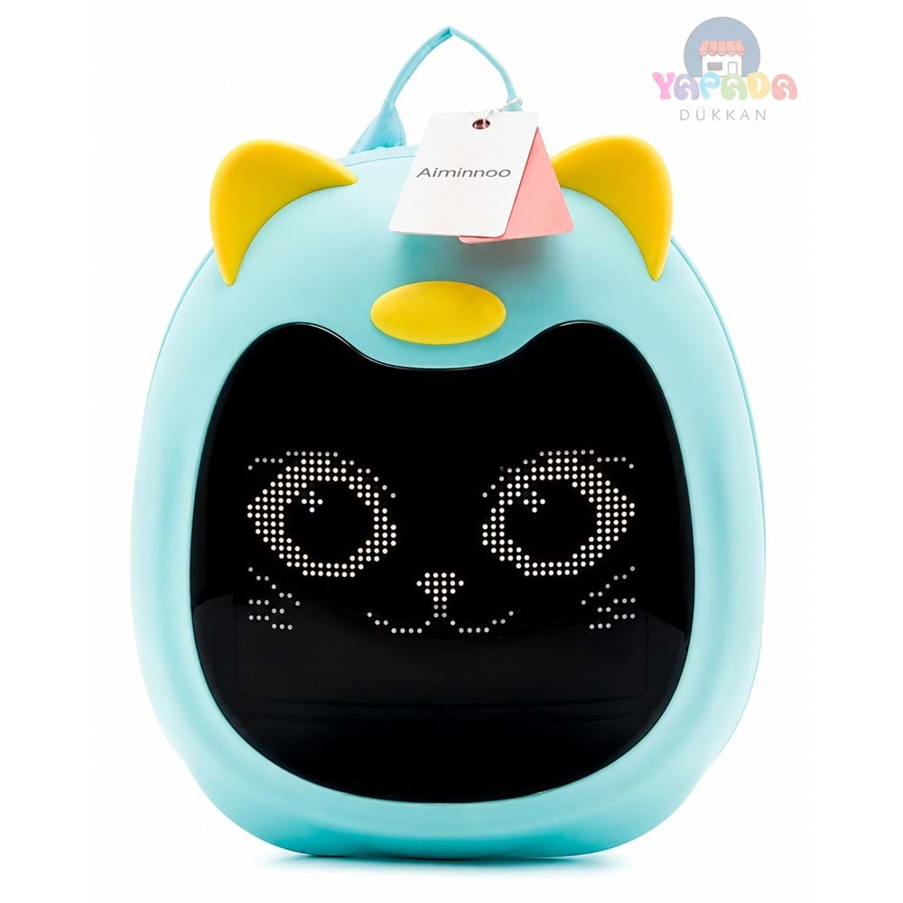 Jarmend Mırnav Kedi LED Ekranlı Çocuk Sırt Çantası