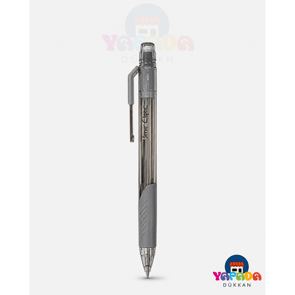 Serve Cliptic 0.7 mm Mekanik Kurşun Kalem Gri