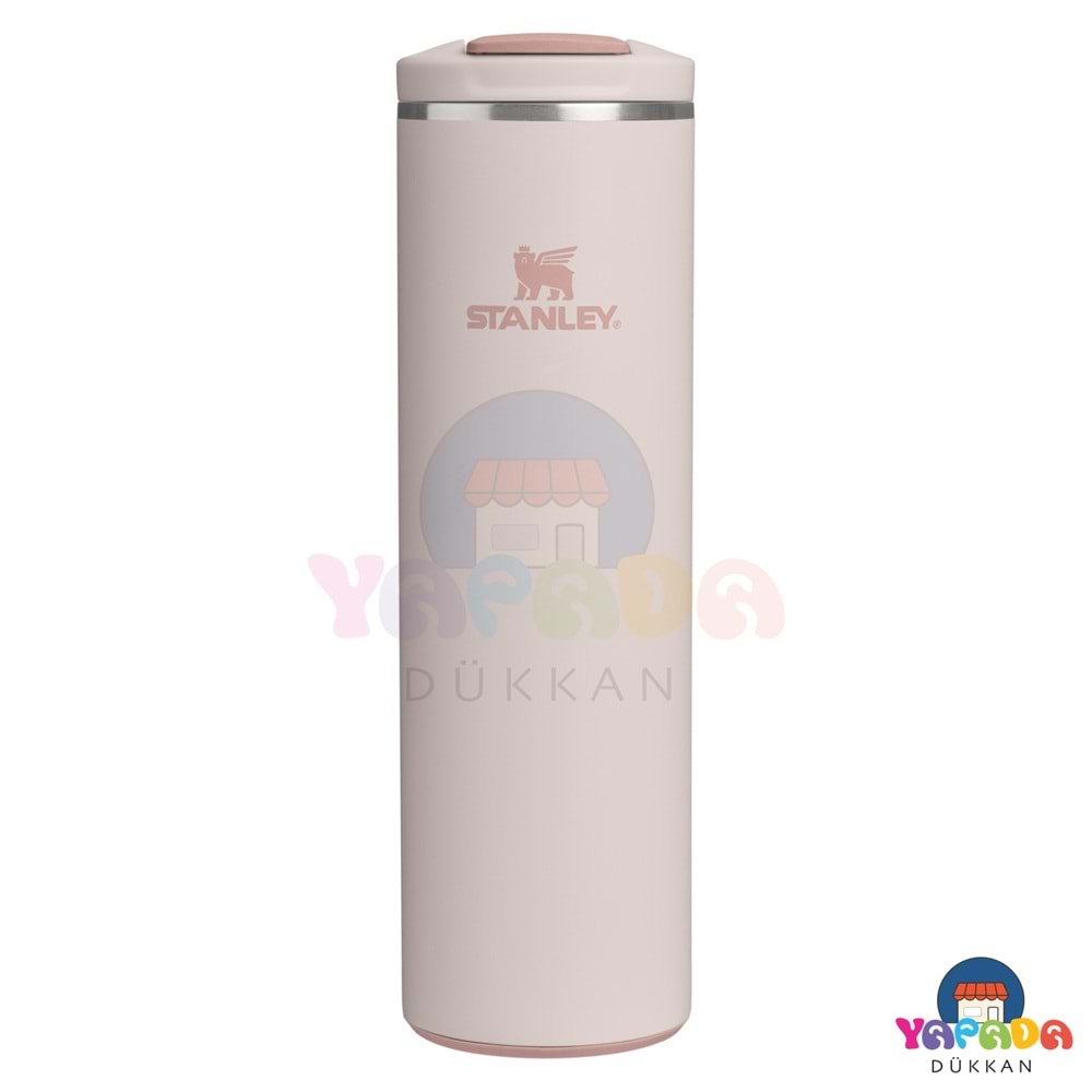 Stanley The Transit Fliptop 10-13061-014 590 ml AeroLight 18/8 Çelik Sızdırmaz Toz Pembe (Rose Quartz) Termos Bardak