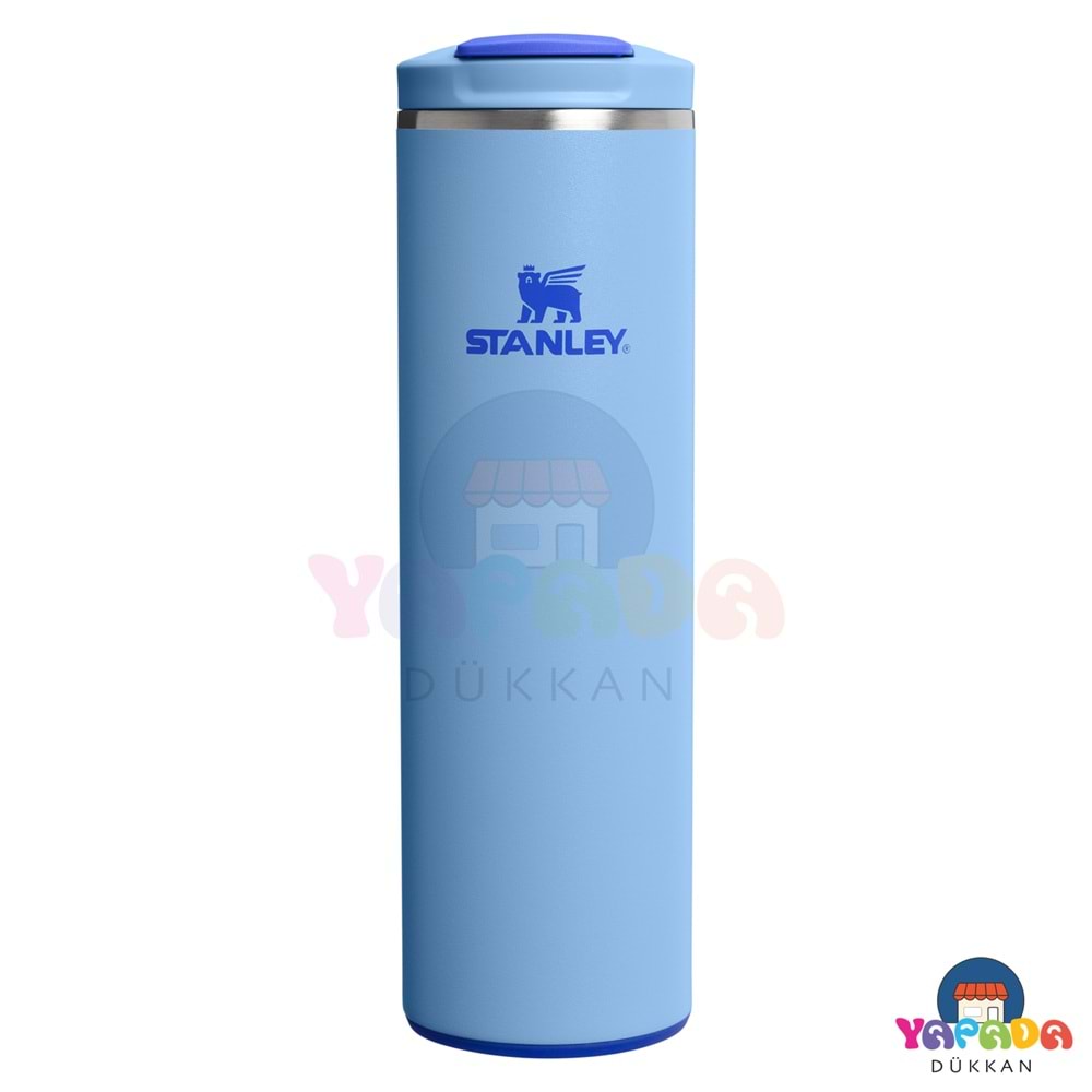 Stanley The Transit Fliptop 10-13062-0056 470 ml AeroLight 18/8 Çelik Sızdırmaz Açık Mavi (Blue Sky) Termos Bardak