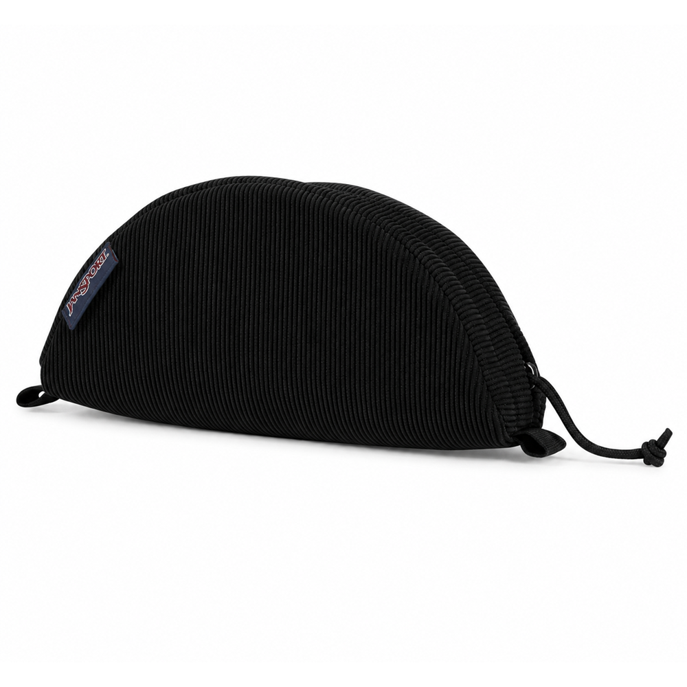 JanSport Luna Large Pouch Black Corduroy Kalem Çantası