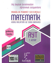 AYT Matematik 1.Kitap Konu Anlatımlı ve Soru Bankası - Kolektif - Karekök Yayıncılık