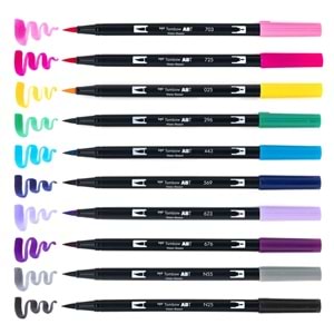 Tombow Dual Brushpen Grafik Kalem Seti Galaxy