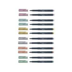 Faber Castell Metalik Marker Kalem 12 Renk