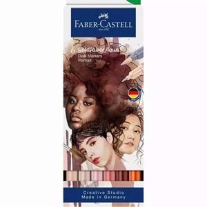 Faber Castell Goldfaber Aqua Çift Uç Markör 6lı Potrait
