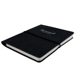 Victoria's Journals Kuka Pesonal Planner Defter A6, 80 gr. 96 Yaprak Çizgili Siyah