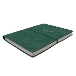 Victoria's Journals Kuka Personal Planner Defter A5 80 gr. 96 yp. Çizgili Yeşil