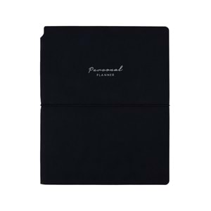 Victoria's Journals Kuka Personal Planner Defter 19x25 80 gr. 96 yp. Çizgili Siyah