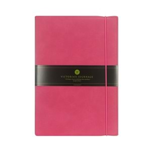 Victoria's Journals Bufallo İkili Defter 64 sayfa. 32 çizgili+32 sayfa noktalı 9x14 cm Pembe