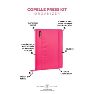 Victoria's Journals Copelle Press Kit Journal Fuşya