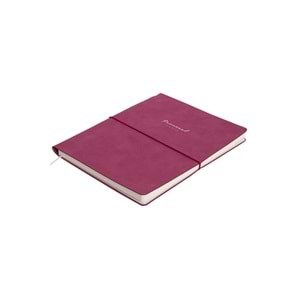 Victoria's Journals Kuka Personal Planner Defter 19x25 80 gr. 96 yp. Çizgili Fuşya