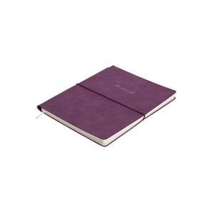 Victoria's Journals Kuka Personal Planner Defter 19x25 80 gr. 96 yp. Çizgili Mor