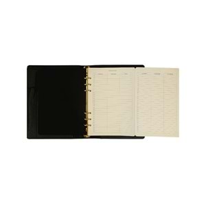 Victoria's Journals Smyth Organiser Haftalık Ajanda 14,8x21 cm Siyah