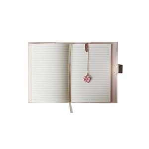 Victoria's Journals Kutulu Defter 13x18 cm 80 gr. Ivory 96 yp. Kitap Ayraçlı Beyaz