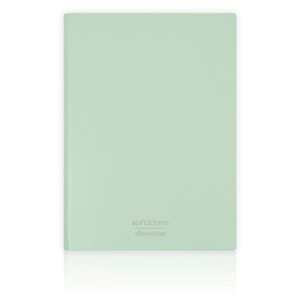 Victorias Journals Softtones Esnek kapak Defter A5 80 gr. Krem 128 yp. Noktalı Yeşil
