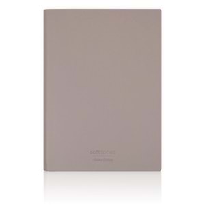 Victorias Journals Softtones Esnek kapak Defter A5 80 gr. Krem 128 yp. Noktalı Kahverengi
