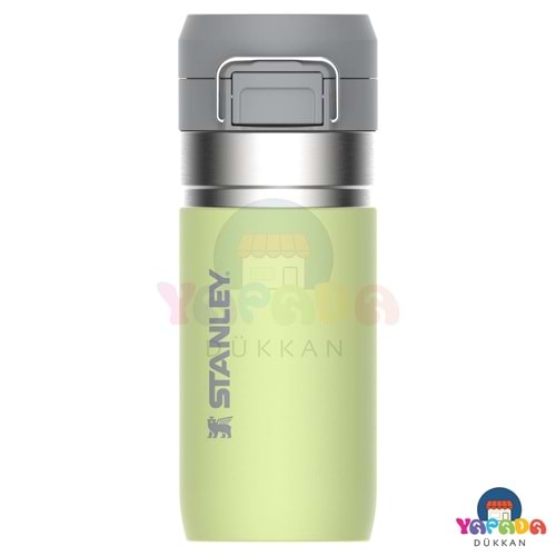 Stanley Go Quick Flip 10-09148-071 470 ml 18/8 Çelik Düğmeli Sızdırmaz Açık Yeşil (Citron) Termos Matara