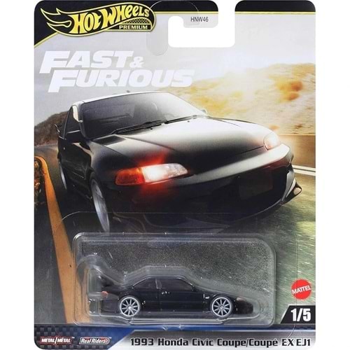 Mattel Hot Wheels Fast and Furious Premium 1993 Honda Civic Coupe EX EJ1