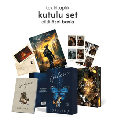 Gökçen 3 Tek Kitaplık Özel Baskılı Hediyeli Kutulu Set - Loresima - Ephesus Yayınları