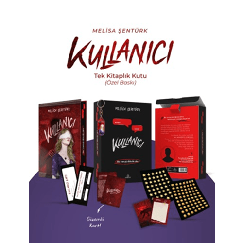 Kullanıcı – Tek Kitaplık Yan Boyamalı Kutu (Ciltli) - Melisa Şentürk - Ephesus Yayınları
