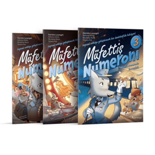 Müfettiş Numeroni Seti (3 Kitap) - Adriana Molin - Domingo Yayınevi