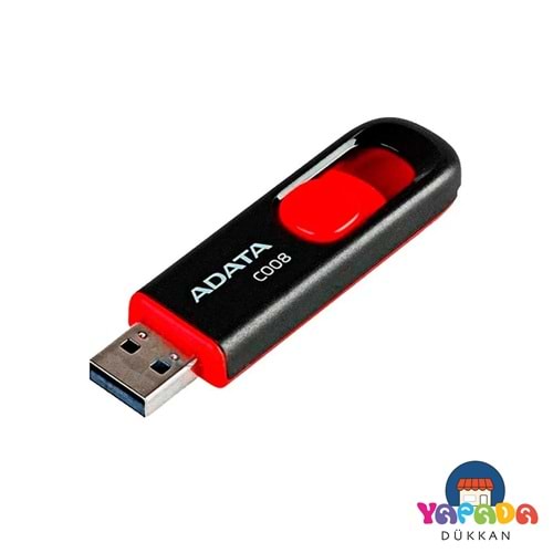 ADATA Classic C008 32 GB USB 2.0 Type-A Mavi-Beyaz Sürgülü Flash Bellek AC008-32G-RWE
