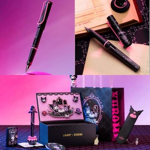 Lamy Safari X Sanrio Kuromi Dolma Kalem Seti