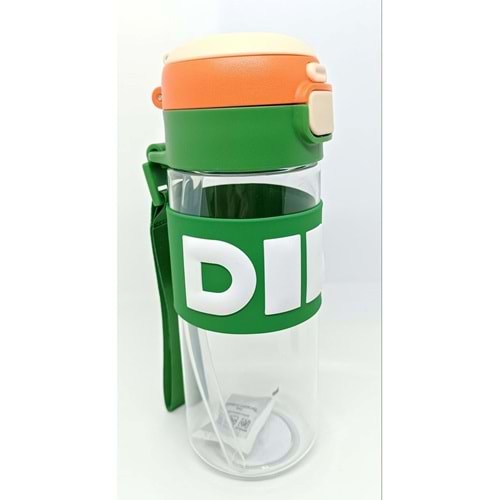 Vagonlife Diller 600 ml Tritan Su Matarası Yeşil 2419