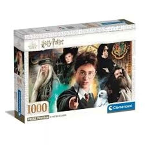 Clementoni - 1000 Parça Harry Potter Puzzle - 1 - (COMPACT BOX)