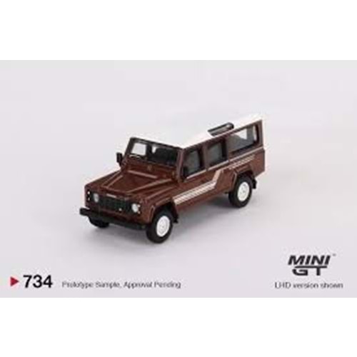 Mini Gt 1/64 LAND ROVER DEFENDER 110 1985 COUNTY STATION