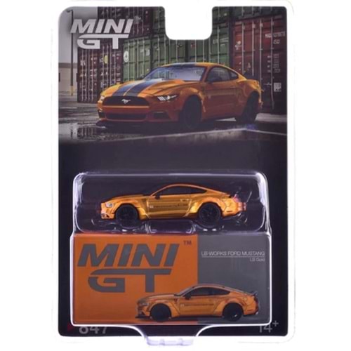 Mini GT 1/64 LB-Works Ford Mustang LB Gold