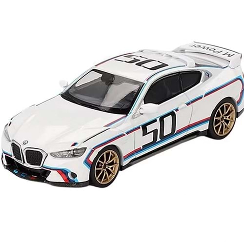 Mini GT1/64 BMW 3 CSL WHITE