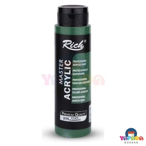 Rich Master 01672 500 ml Yeşil Su Bazlı Akrilik Boya