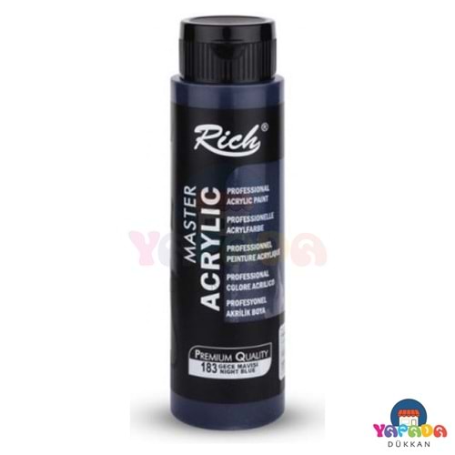 Rich Master 06592 500 ml Gece Mavisi Su Bazlı Akrilik Boya