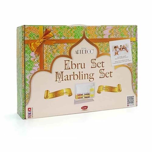 Artdeco Ebru Başlangıç Seti 8 Renk x 30 ml