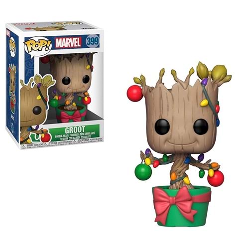 Funko POP Marvel: Holiday Groot w/ Lights & Ornaments